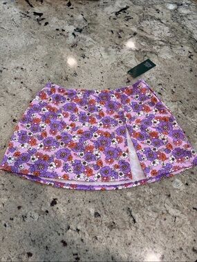 wild fable Lavender Floral Mini Skirt